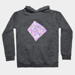 Pastel shards Hoodie